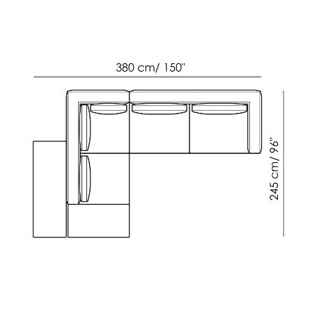 Ever More_ Composition 2 (380 x 245 x H 85 cm)