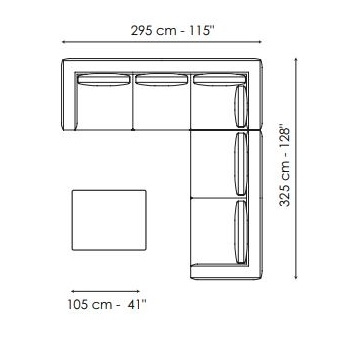 Ever More_ Composition 4 (295 x 325 x H 85 cm)