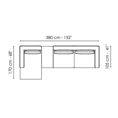 Ever More_ Composition 5 (380 x 170 x H 85 cm)