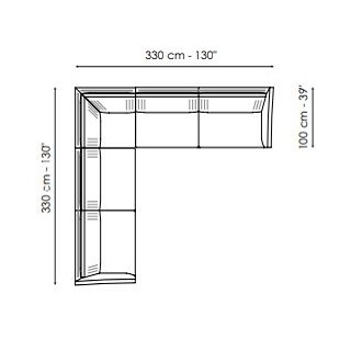 Skid_ Composition 4 (330 x 330 x H 80 cm)