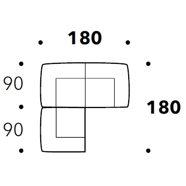 Eden_ 180 x 180 x H 73 cm