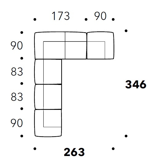 Eden_ 263 x 346 x H 73 cm