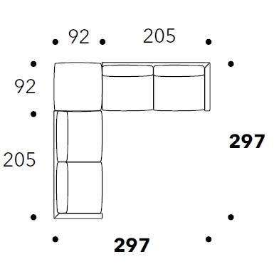Volo_ 297 x 297 x H 79 cm