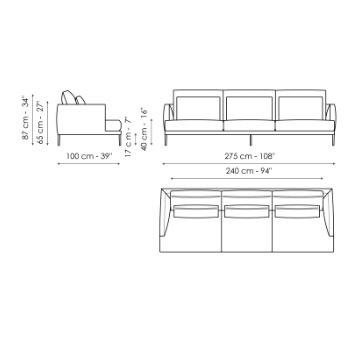 Paraiso_ 275 x 100 x H 87 cm