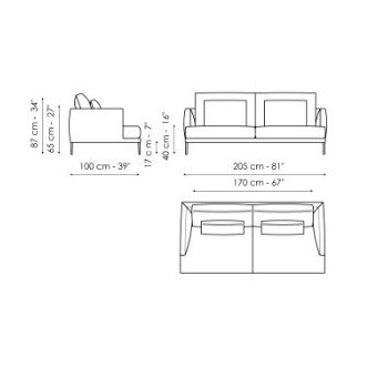 Paraiso_ 205 x 100 x H 87 cm