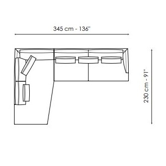 Paraiso_ Composition 4 (345 x 230 x H 87 cm)
