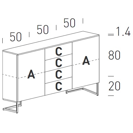 Grafica_ 150 x H 102 cm