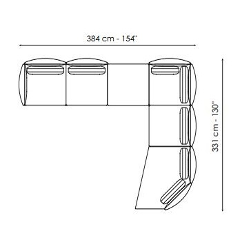 Only You_ Composition 4 (384 x 331 x H 86 cm)
