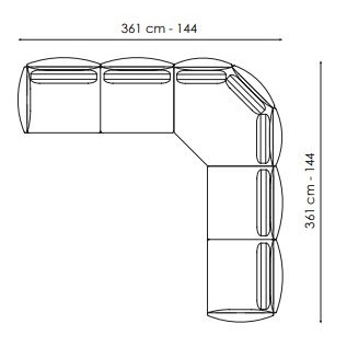 Only You_ Composition 5 (361 x 361 x H 86 cm)