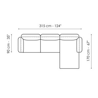 Blend_ Composition 1 (315 x 170 x H 79 cm)