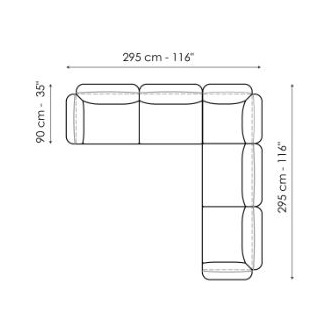 Blend_ Composition 4 (295 x 295 x H 79 cm)