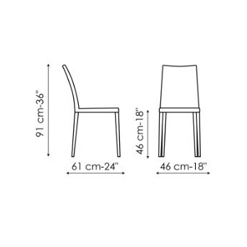 Kayla Up_ 46 x 61x H 91 cm