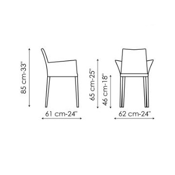 Miss Kayla_ 62 x 61 x H 85 cm