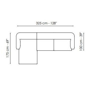 Saddle_ Composition 1 (325 x 175 x H 75 cm)