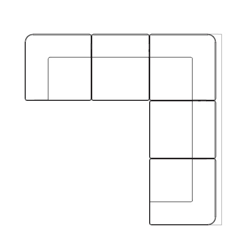 Eave 86_ 5 Seater_ Corner Sofa - Left Corner