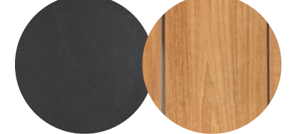 AF10 lava + natural teak