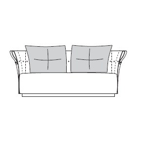 Charme_ 190 x 115 x H 77 cm