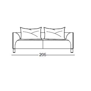 Fold_ 205 x 111 x H 68 cm