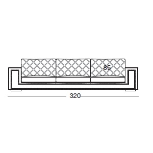 Helmut_ 320 x 113 x H 80 cm