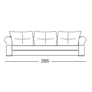 Rubens_ 285 x 135 x H 75 cm
