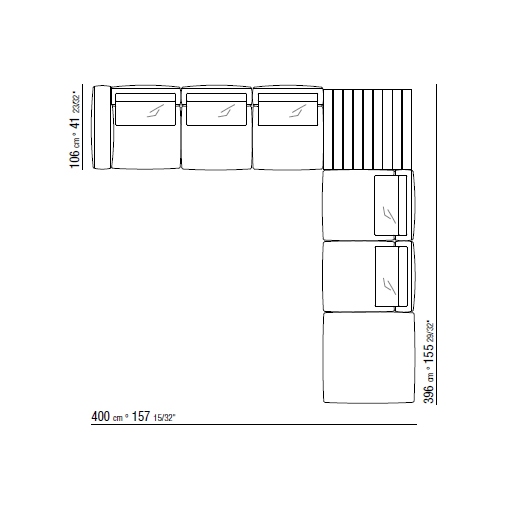 XG_400 x 396 x H 95 cm