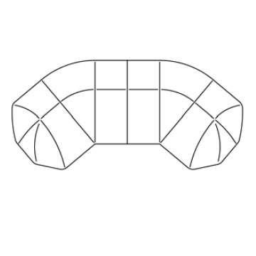 Cloud Infinity COMP 1_ 276 x 131 x H 75 cm