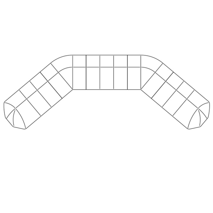 Cloud Infinity COMP 3_ 600 x 215 x H 75 cm
