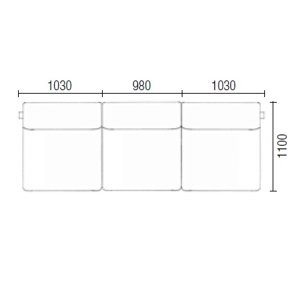 Cannes_ CN002_ 304 x 110 cm