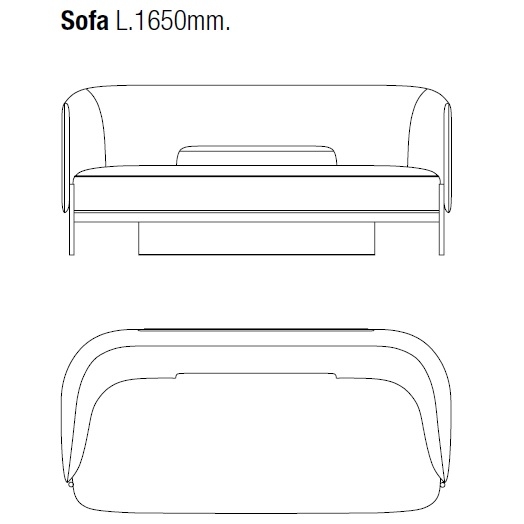 Virgin_ VISB_ 165 x 78 x H 72 cm