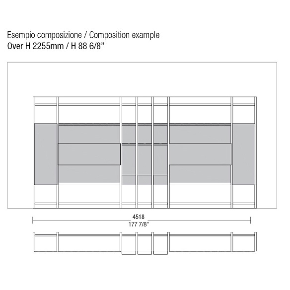 Over_ 451.8 x H 225.5 cm