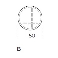 Selce B_ Ø 50 x H 50,8 cm