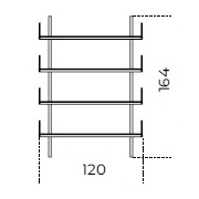 Brera 23_ 120 x 25 x H 164 cm (120M164)