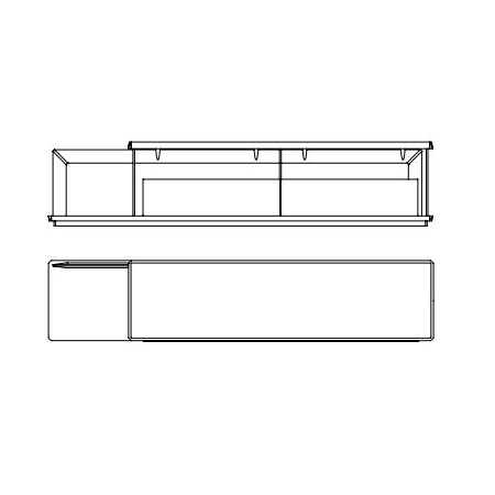 Kukei_ Asymmetric sideboard with base (Left)