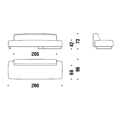 B02_ 260 x 96 x H 73-42 cm