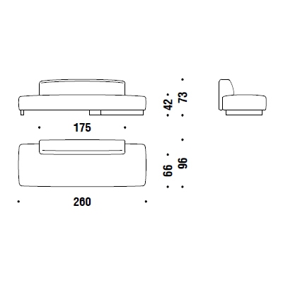 B03_ 260 x 96 x H 73-42 cm