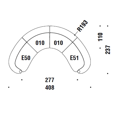 B00_ 408 x 237 x H 77/41 cm