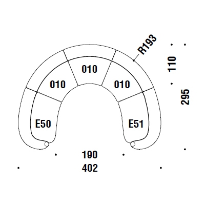 C00_ 402 x 295 x H 77/41 cm