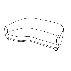 ORON245L_ L 248 x P 144 x H 77 cm (Left)