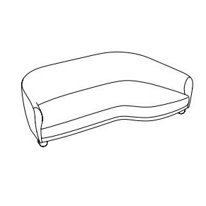 ORON245R_ L 248 x P 144 x H 77 cm (Right)