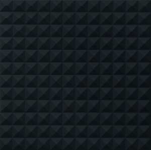 Velours Laqué Mat_ 3D Luxor black sky 