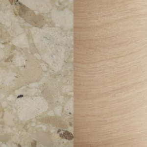 Kunis Breccia Stone / Chêne naturel