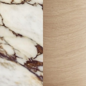 Calacatta Viola Marble / Chêne naturel