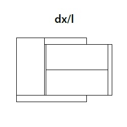 Blend_ 150 x 52 x H 100 cm (DX)