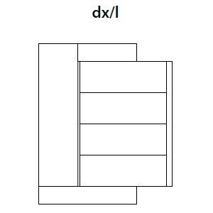Blend_ 150 x 52 x H 180 cm (DX)