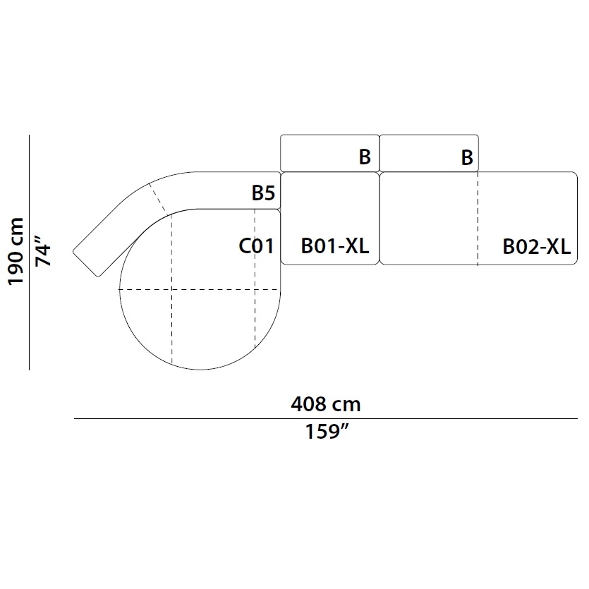 Juliette_ 408 x 190 cm