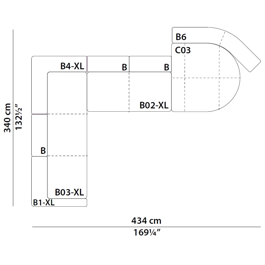 Juliette_ 434 x 340 cm