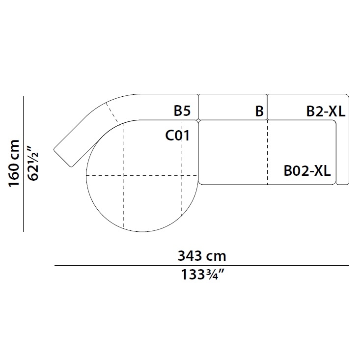 Juliette_ 343 x 160 cm