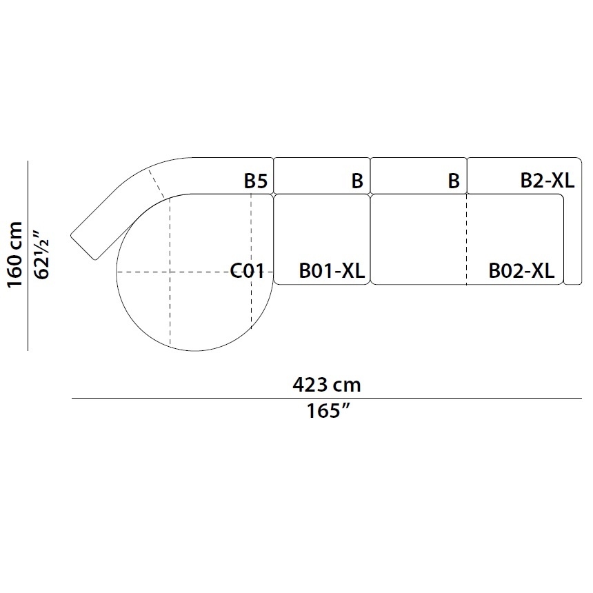 Juliette_ 423 x 160 cm