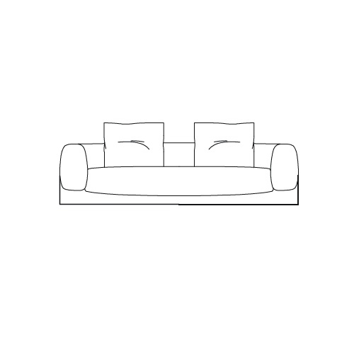 Boolean_ 240 x 100 x H 82 cm