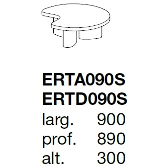 Ernest_ 90 x 89 x H 40 cm